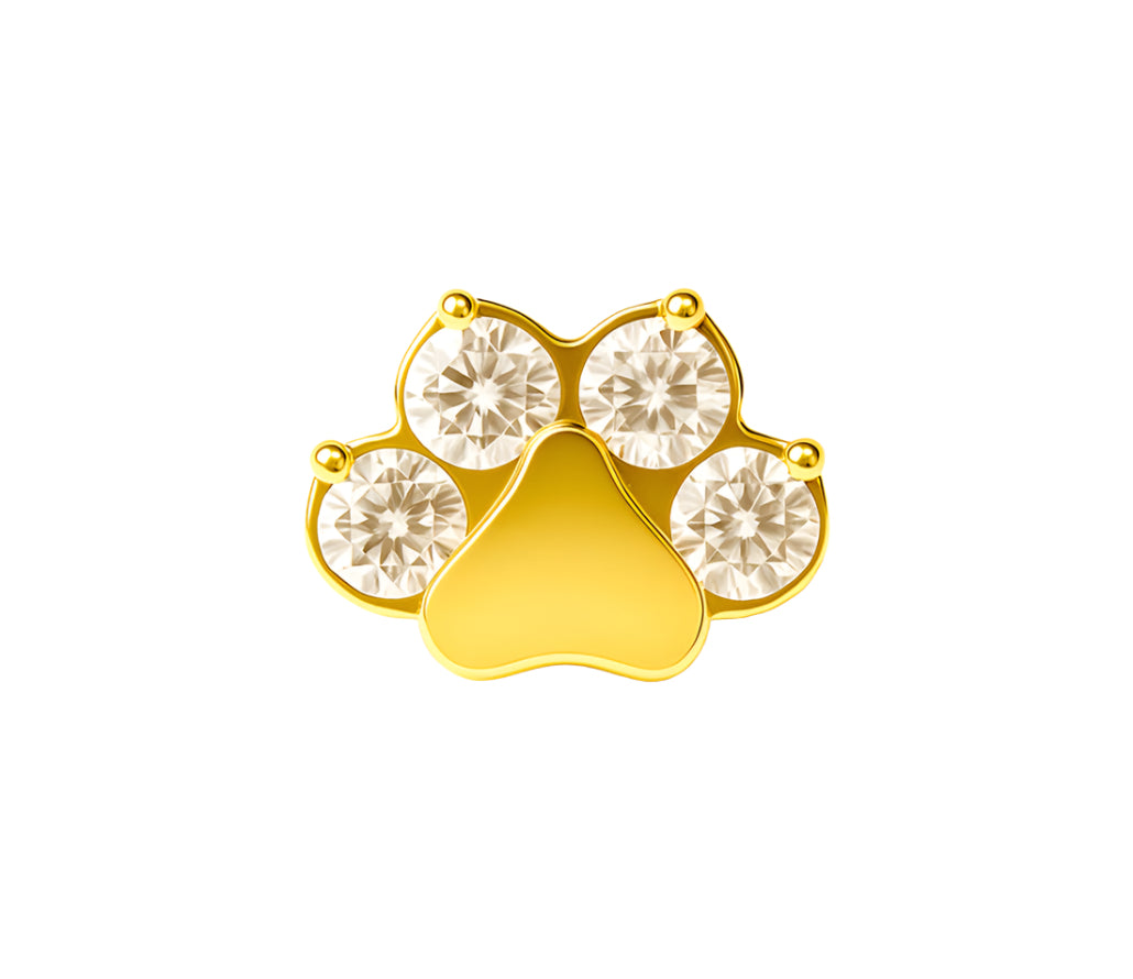 Titan Aufsatz – Pfote mit Kristallen