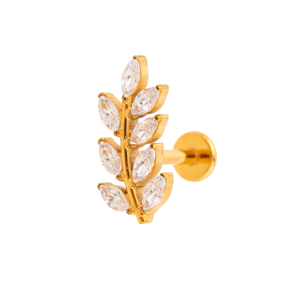 Titan-Labret mit Kristallblättern