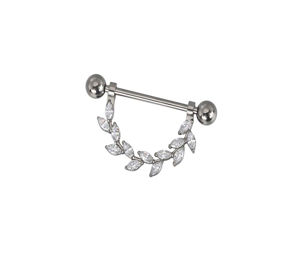 Brustwarzenpiercing Barbell