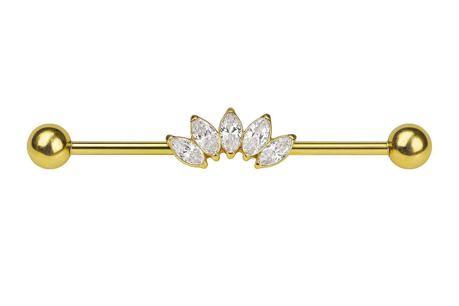 Industrial Barbell mit Marquise