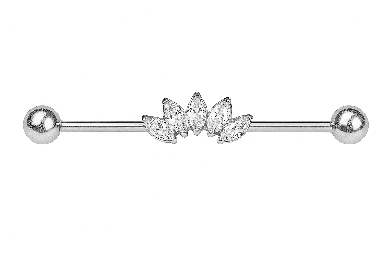 Industrial Barbell mit Marquise