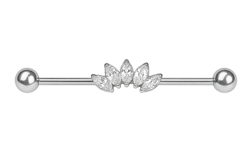 Industrial Barbell mit Marquise