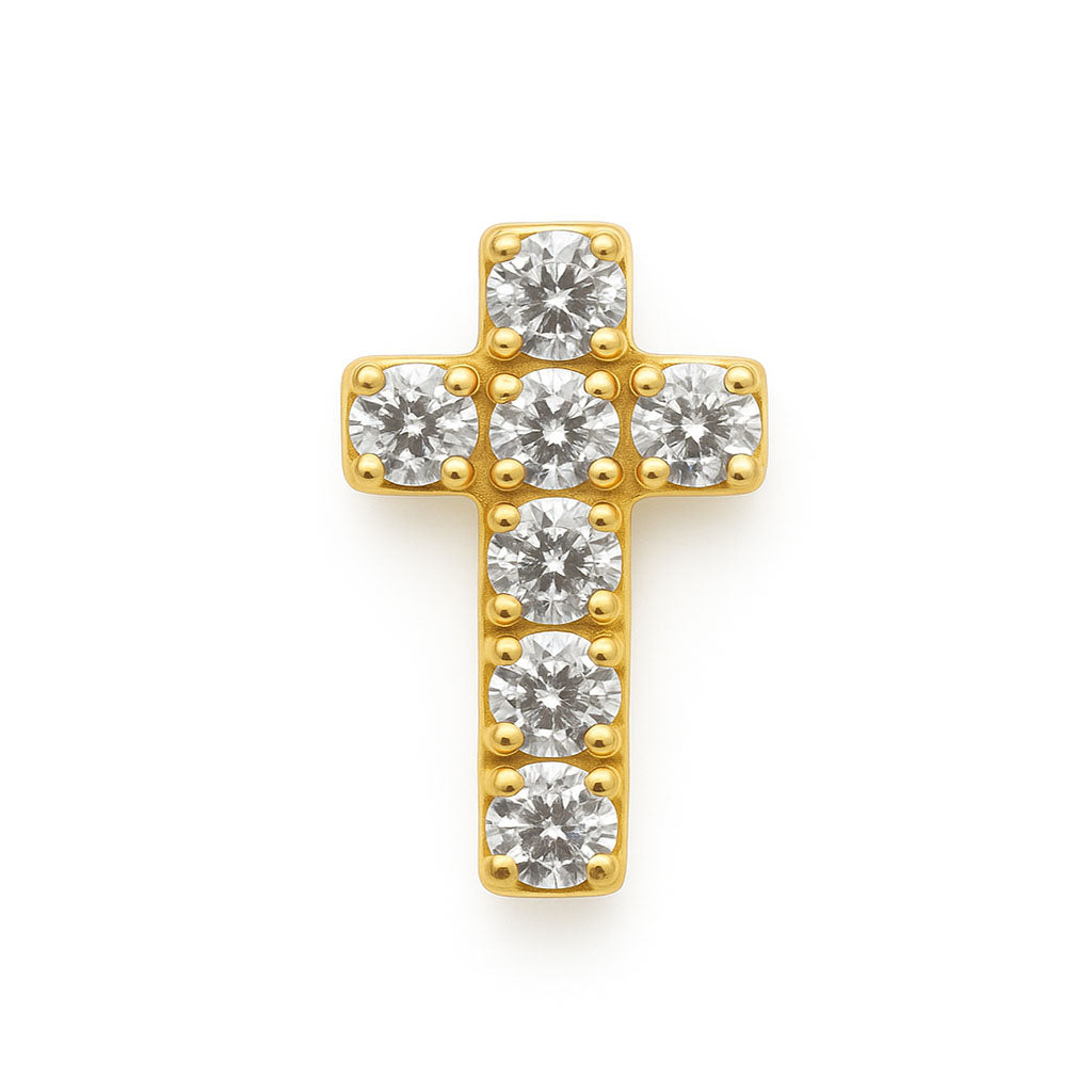 Titan Aufsatz mit Zirkonia-Kreuz